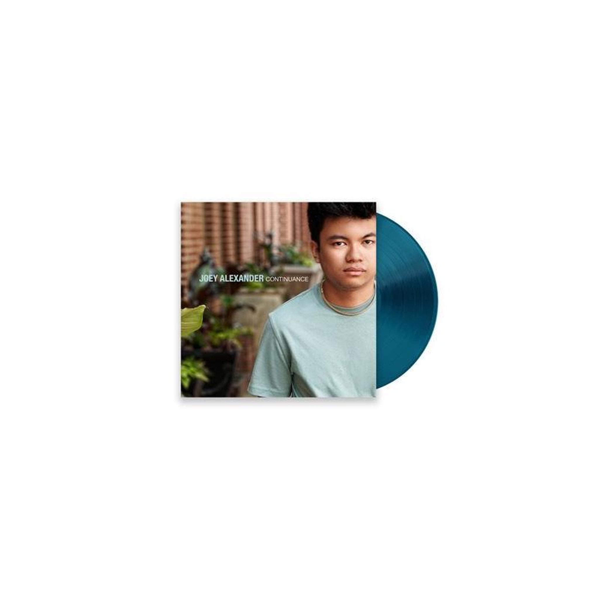 Vinyle single transparent bleu, « joey alexander, continance »