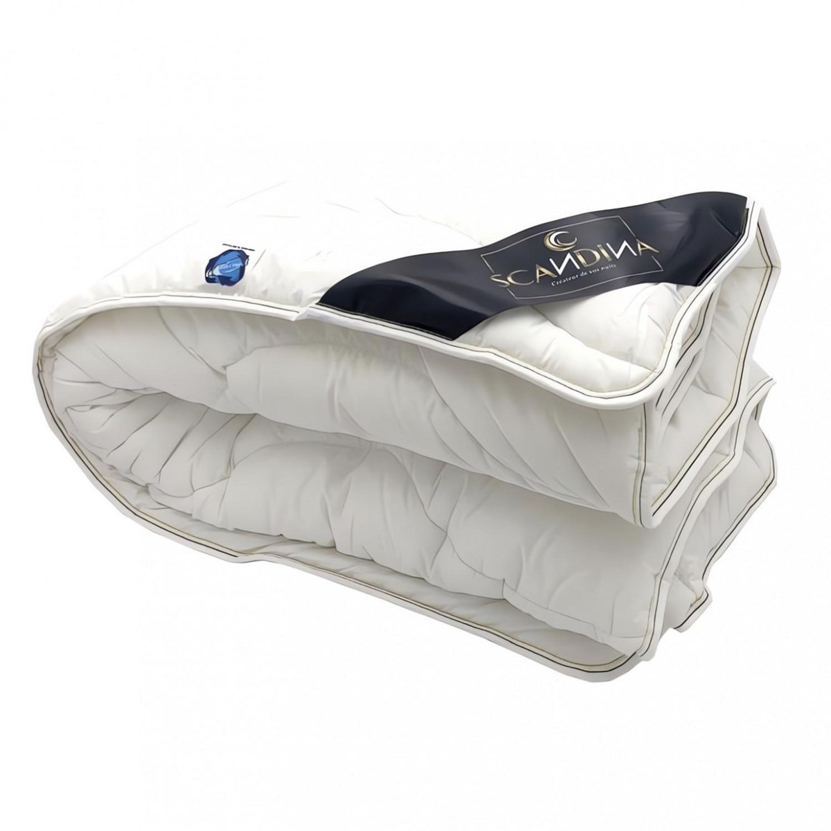 SOLEIL D'OCRE Couette blanche COTON BIO, par Soleil d'ocre. Fabrication française.