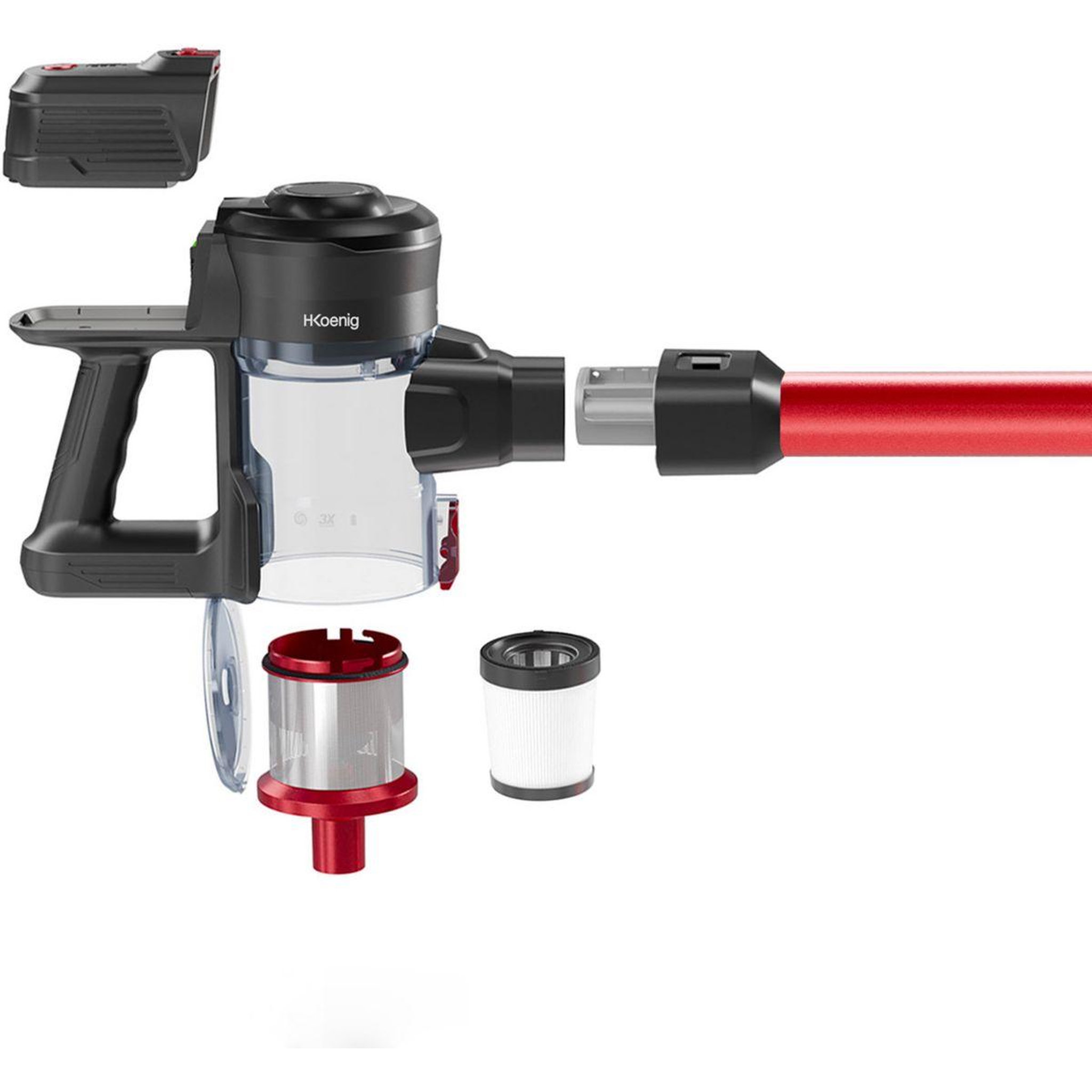 Voir la diapositive 5 : H.Koenig Aspirateur balai up600