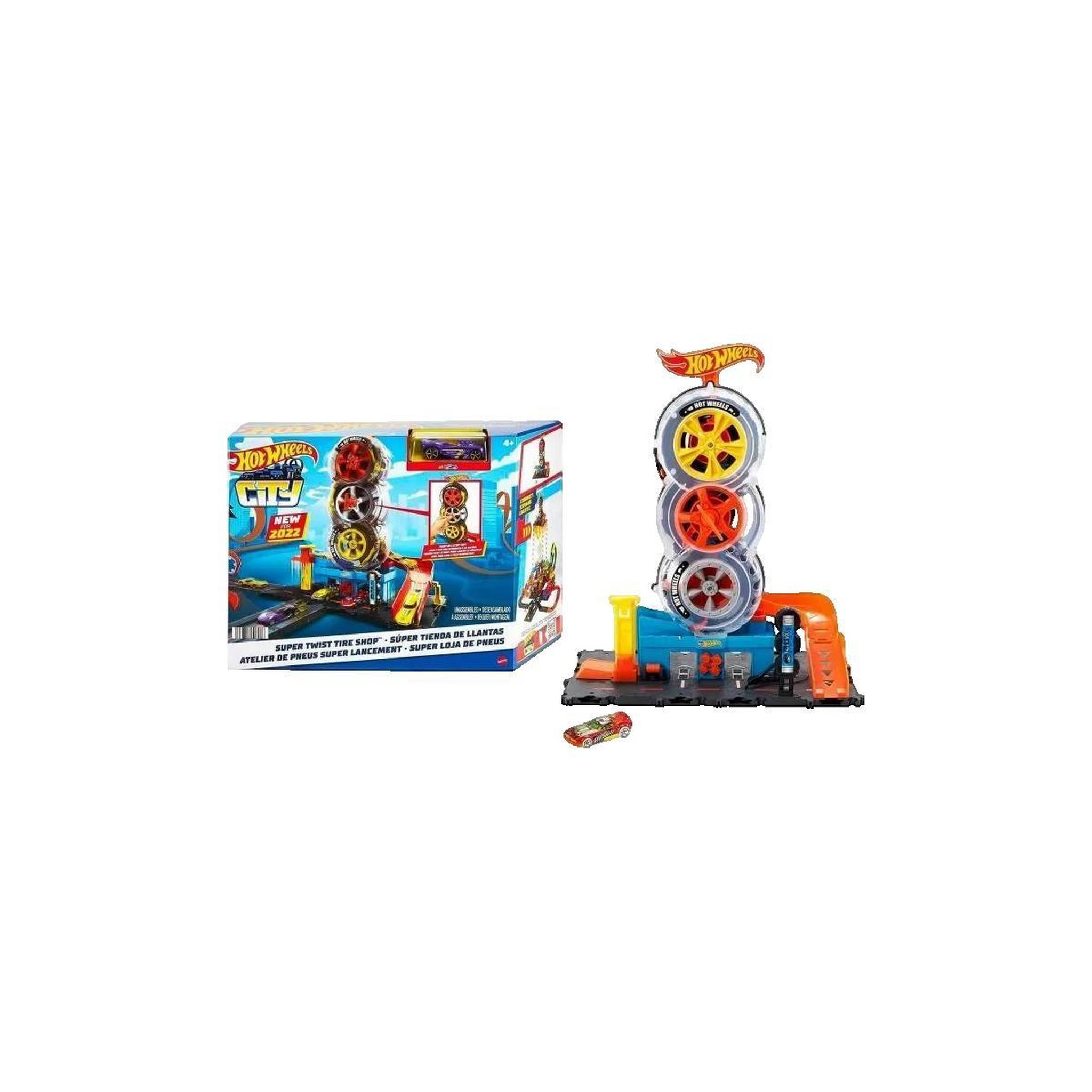 MATTEL Circuit de voiture pour enfants Mattel Circuit Boutique de Pneus