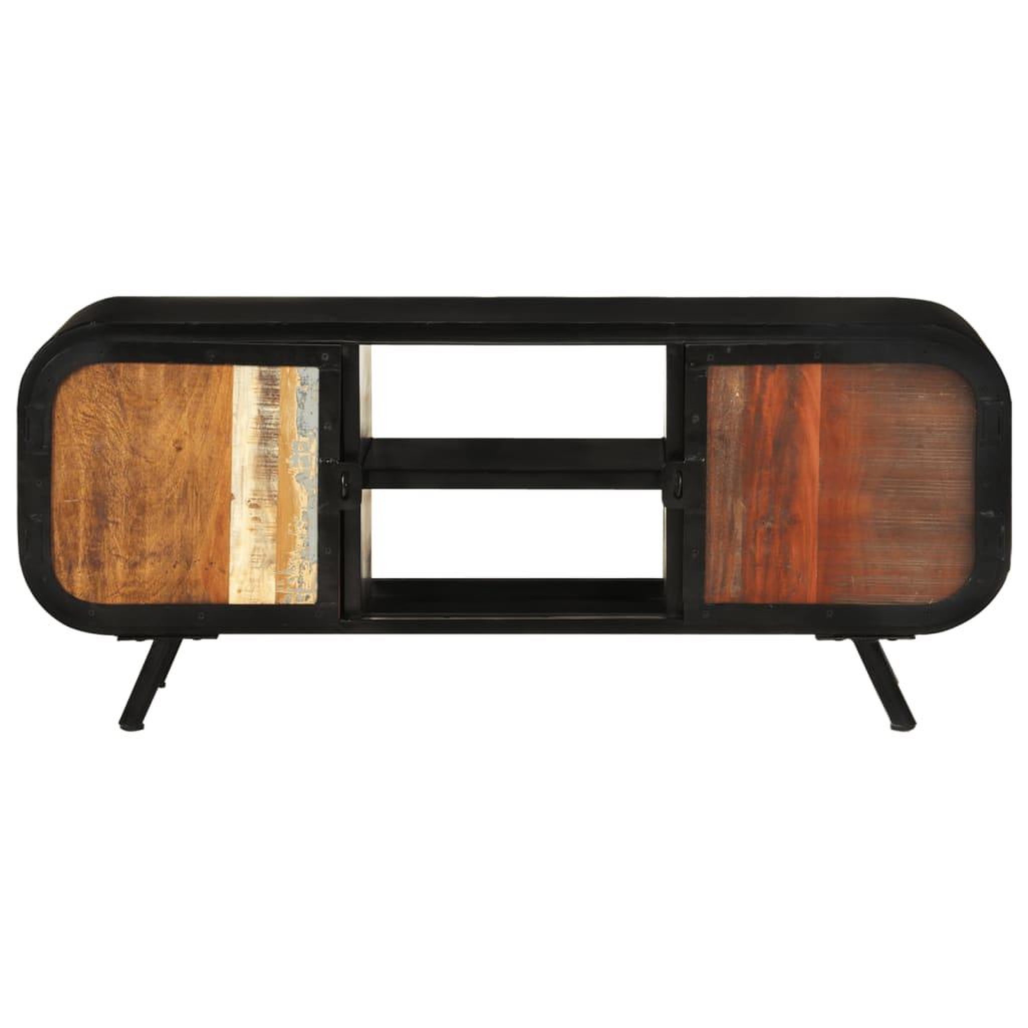 Voir la diapositive 2 : VIDAXL Meuble TV 110x30x45 cm Bois de recuperation massif