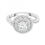 SC CRYSTAL Bague taille 56 SC Crystal ornée de Zirconium. Coloris disponibles : Gris
