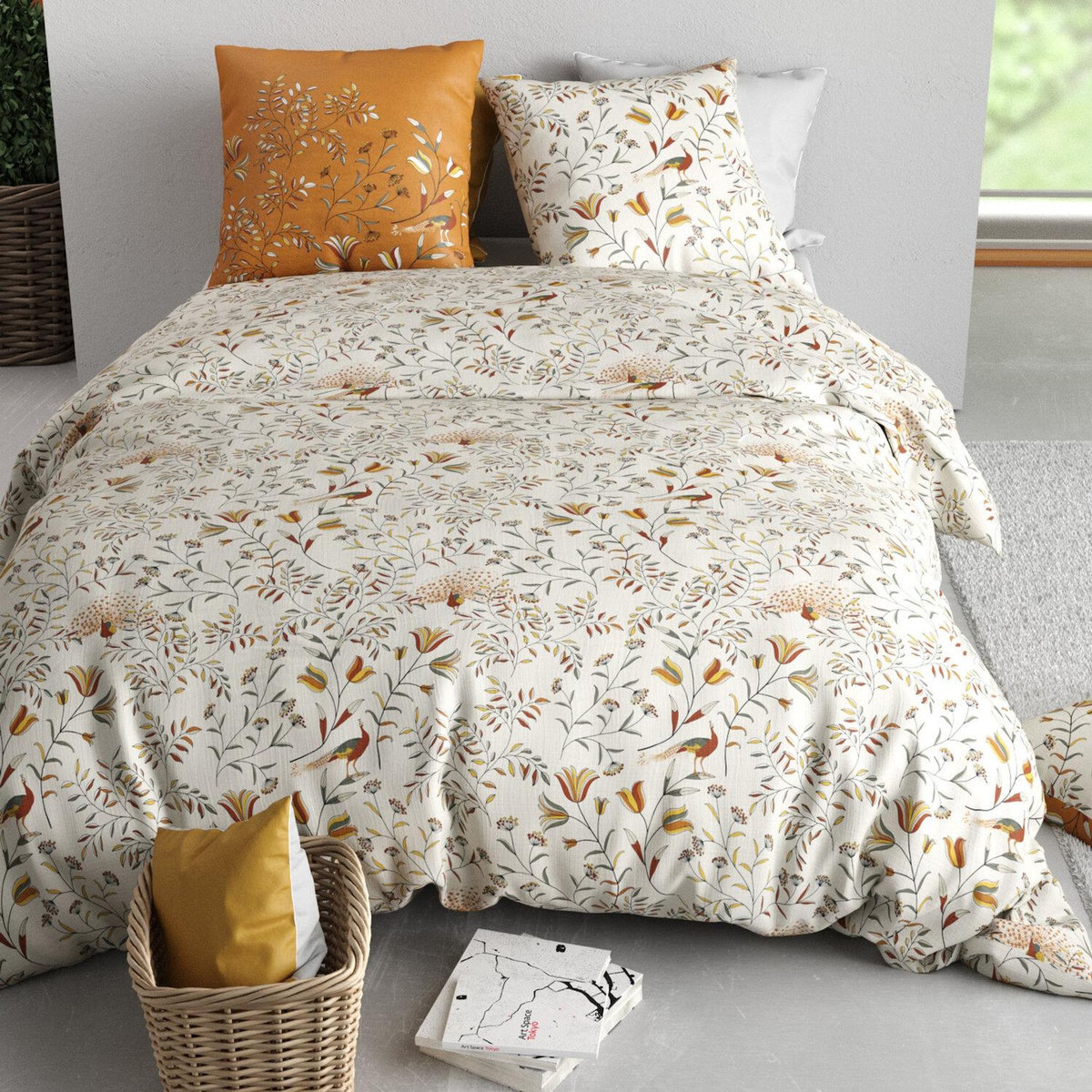 ATELIER DU COTON Parure Housse De Couette 100% Coton 57fils Demil