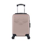 AMERICAN TRAVEL AMERICAN TRAVEL - Valise Cabine XXS CHELSEA 46 cm 4 Roues. Coloris disponibles : Rose, Noir, Beige, Gris, Bleu