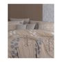 Voir la diapositive 4 : GENERIQUE Parure de lit - 1 housse de couette 220 x 240 cm + 2 taies d'oreiller 60 x 60 cm - 100% coton renforcé - Beige