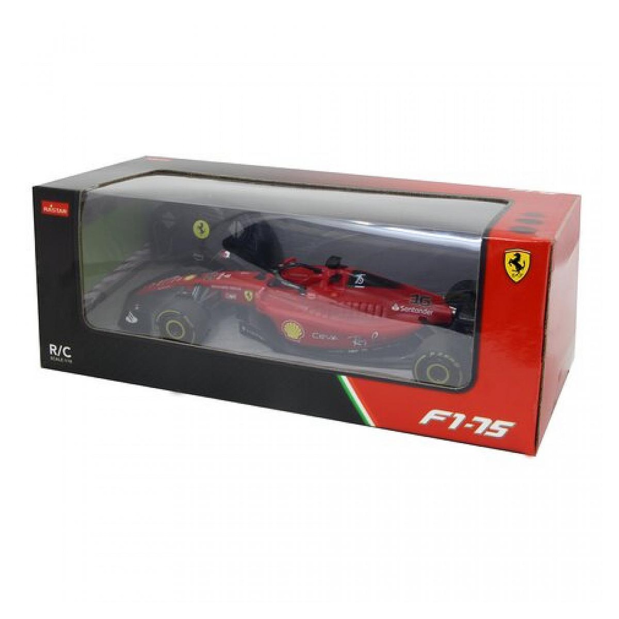 Voir la diapositive 2 : Jamara Ferrari F1-75 1:18 rouge 2,4GHz