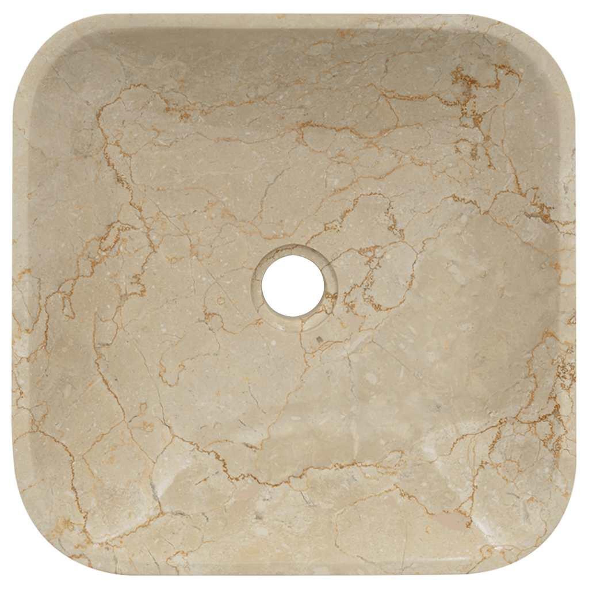 Voir la diapositive 4 : VIDAXL Lavabo Creme 40x40x10 cm Marbre