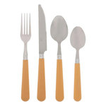 SECRET DE GOURMET Ménagère 24 Pièces  Colorama  24cm Jaune