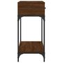 Voir la diapositive 5 : VIDAXL Table console chene marron 100x34,5x75 cm bois d'ingenierie