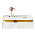 MERAX Table basse. Coloris disponibles : Blanc, Noir
