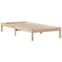 Voir la diapositive 5 : VIDAXL Lit bibliotheque sans matelas 100x200 cm bois massif de pin