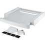 Voir la diapositive 6 : WPRO Kit de superposition 60cm blanc avec tablette - sks101