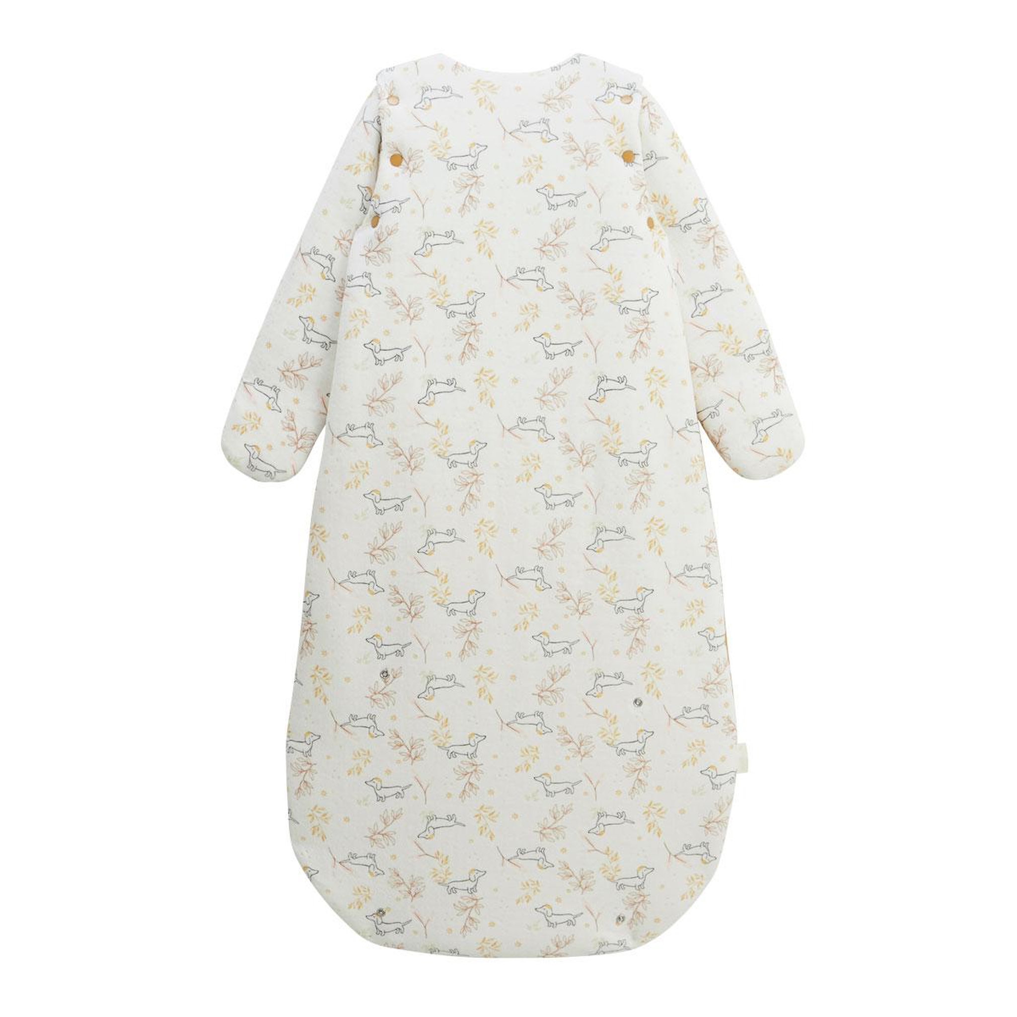 Voir la diapositive 3 : Petit Béguin Gigoteuse d'hiver en velours avec manches amovibles Emilie