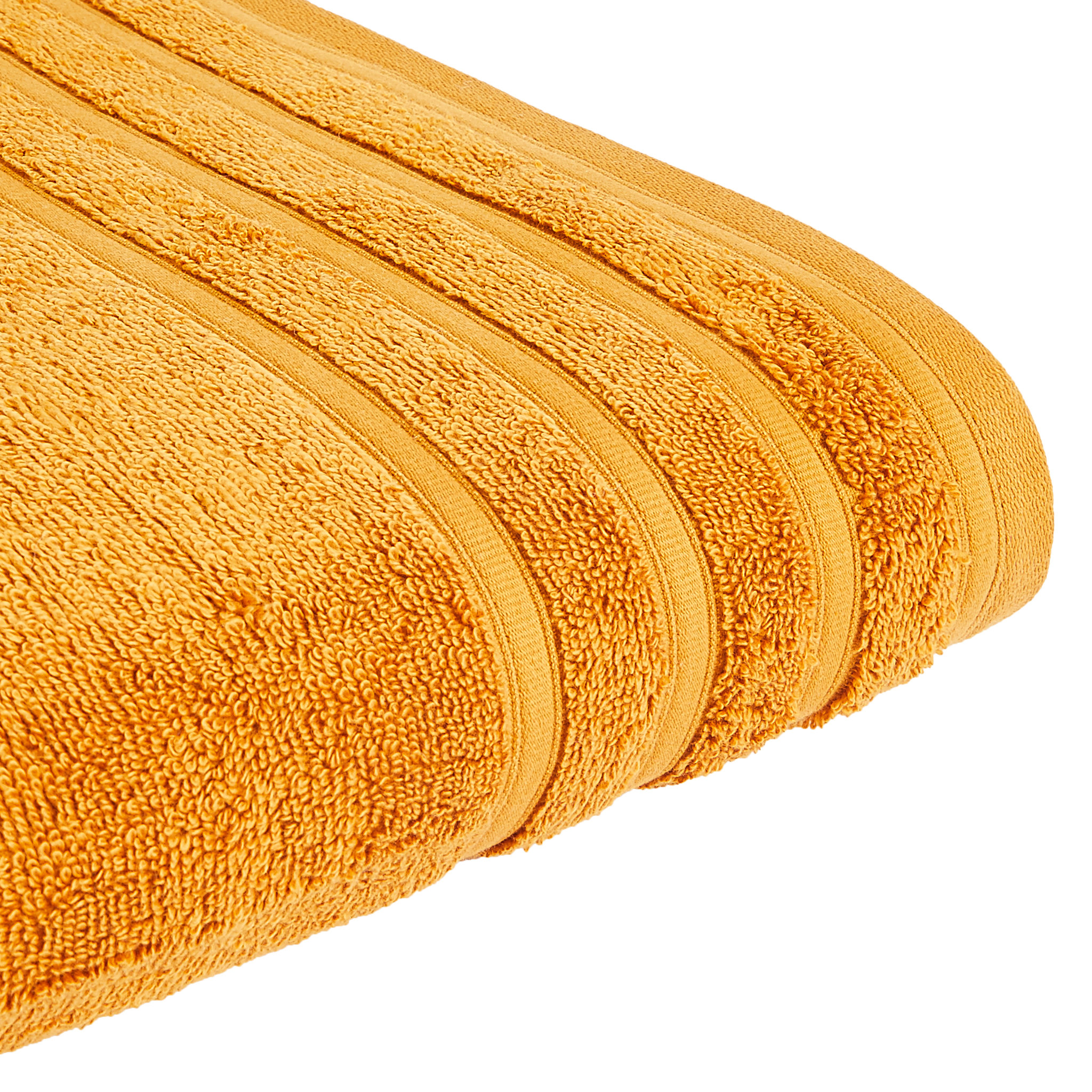 Voir la diapositive 2 : ACTUEL  Serviette de toilette unie en coton bouclé 500 gr/m2