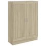 Voir la diapositive 2 : VIDAXL Bibliotheque Chene sonoma 82,5x30,5x115 cm Bois d'ingenierie