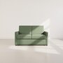 Voir la diapositive 2 : BEST MOBILIER Julia - canapé 3 places convertible express couchage quotidien 140 cm matelas 18 cm en tissu