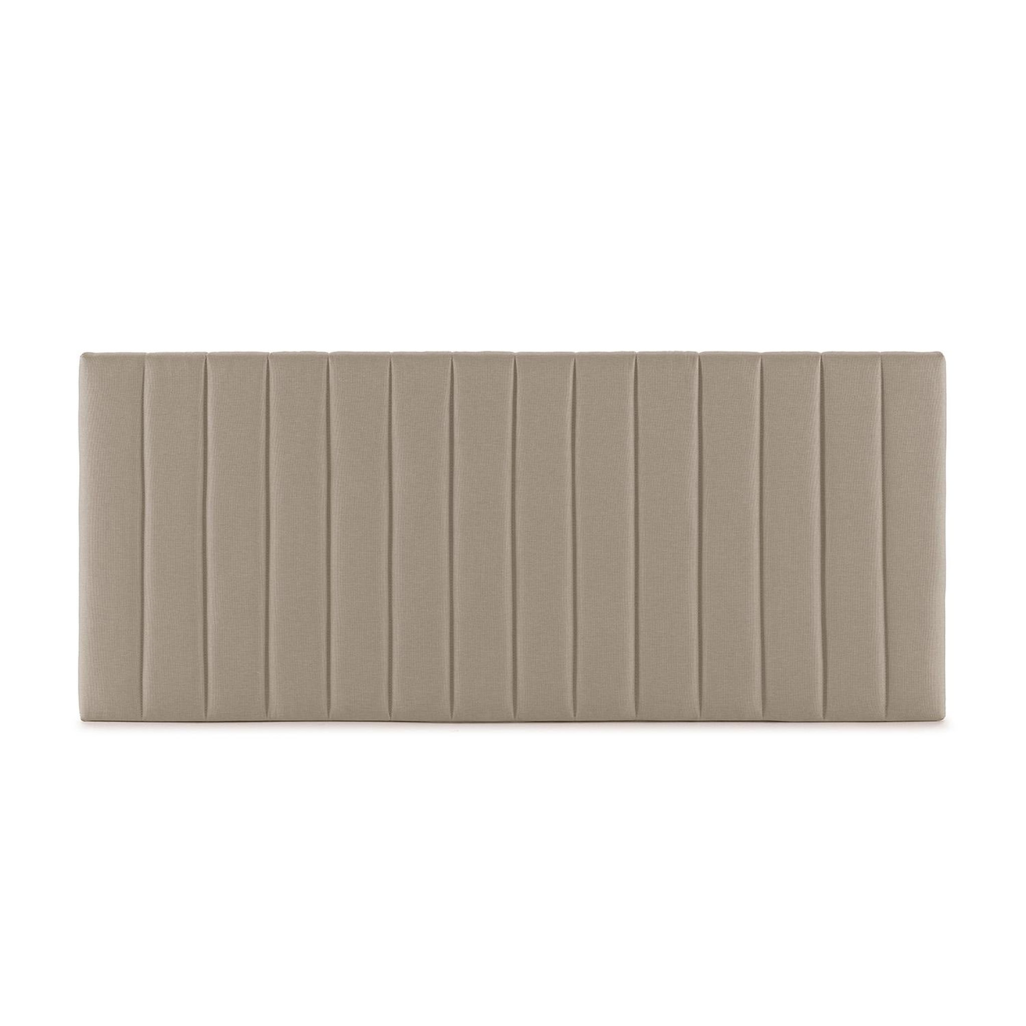 Voir la diapositive 3 : VS VENTA-STOCK Tête de lit tapissée Eris 160x60 cm Beige