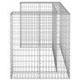 Voir la diapositive 4 : VIDAXL Mur en gabion pour poubelles Acier galvanise 180x100x110 cm