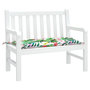 Voir la diapositive 3 : VIDAXL Coussin de banc de jardin multicolore 110x50x7 cm tissu