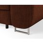 Voir la diapositive 6 : BEST MOBILIER Pablo - canapé droit 2 places avec têtières ajustables - en velours côtelé