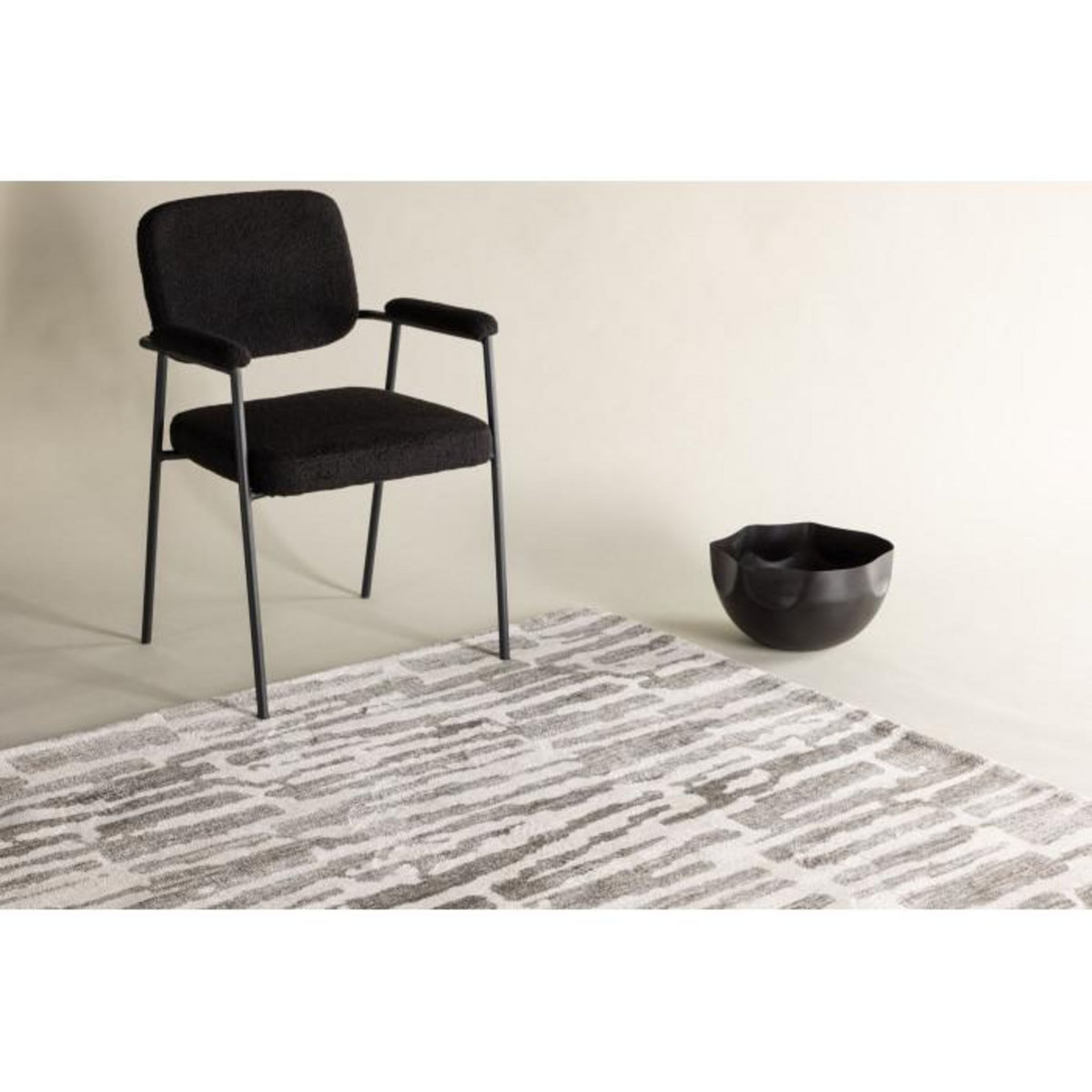 Paris Prix Tapis Déco  Milos  160x230cm Gris