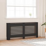 VIDAXL Cache-radiateur noir 172x19x81,5 cm MDF