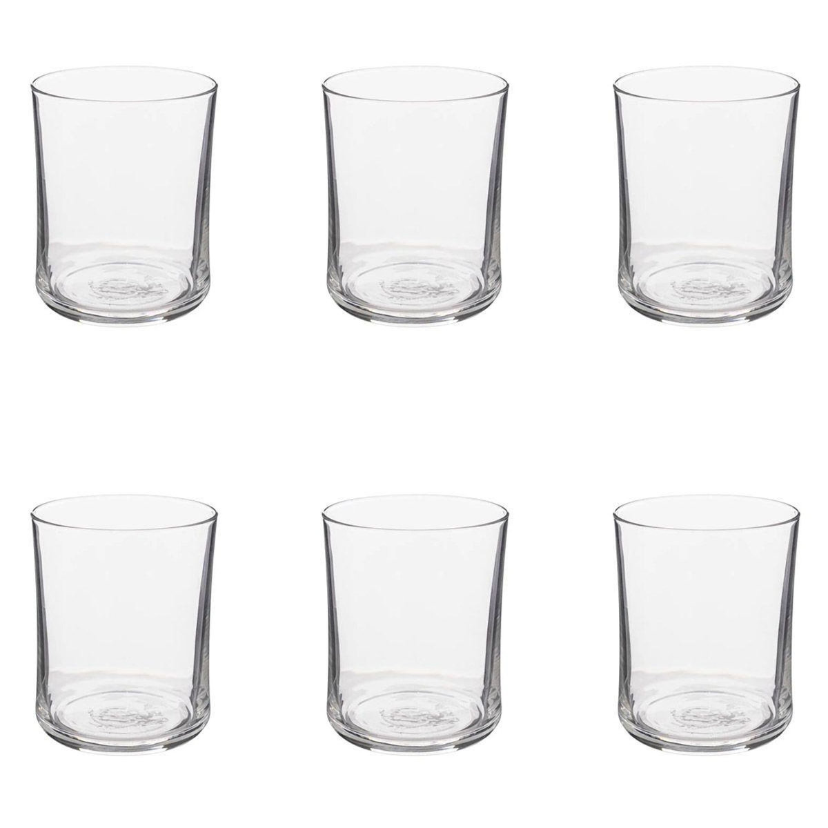 SECRET DE GOURMET Lot de 6 Verres à Eau  Origines  35cl Transparent