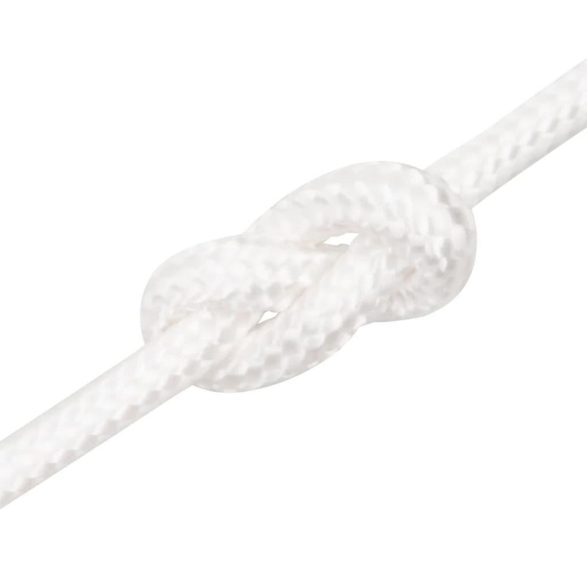 VIDAXL Corde de bateau Blanc complet 10 mm 50 m Polypropylene