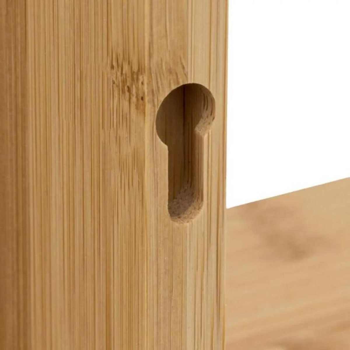 FIVE Lot de 3 Étagères Murales  Fixy  25cm Naturel