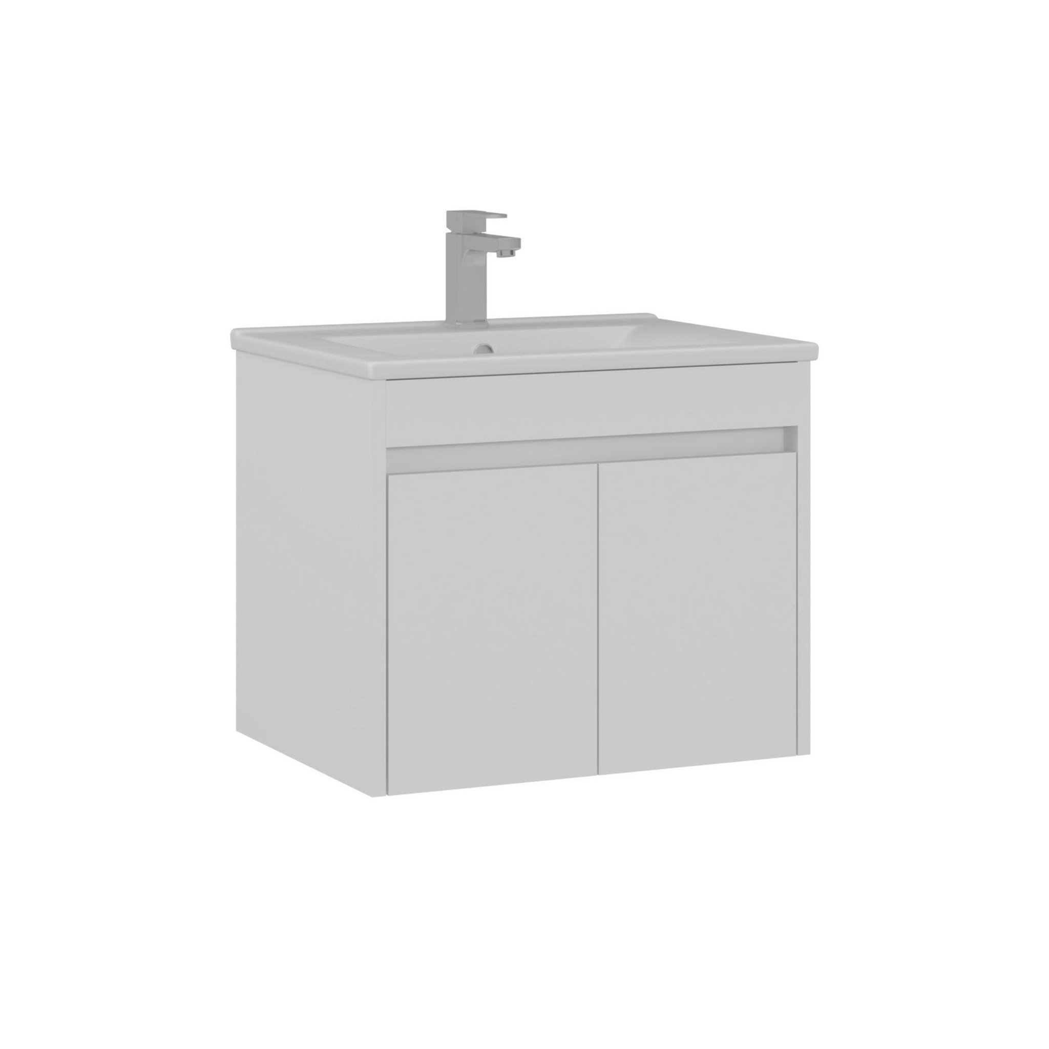 Habitat et Jardin Meuble vasque  side 65 v2  - 65 x 45 x 52 cm - matte white