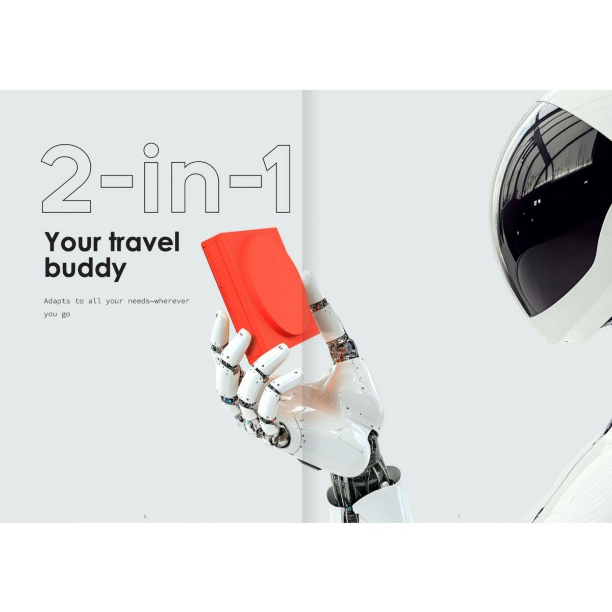 CASYX Chargeur 2 en 1  Charge rapide Qi2 USB C jaune