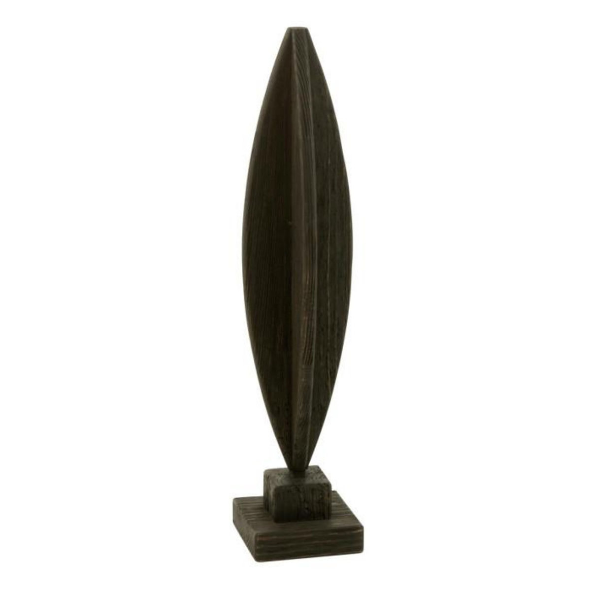 Paris Prix Déco sur Pied en Bois  Luke  70cm Noir