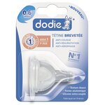 DODIE Tétine Initiation+ col large 1er âge 3 vitesses silicone débit 1