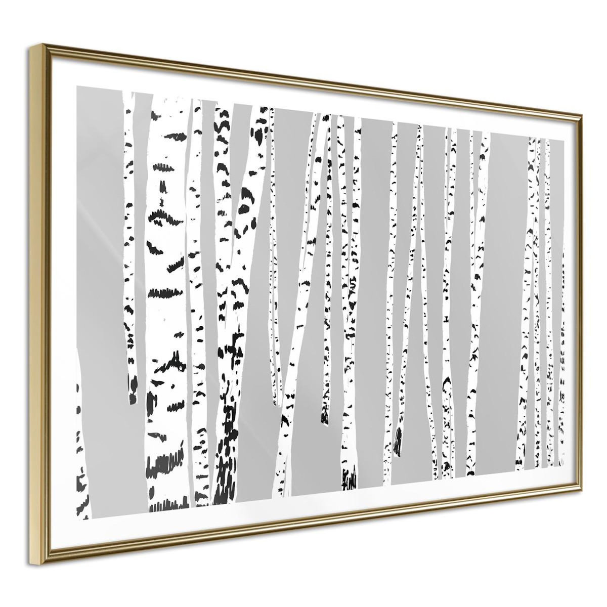 Paris Prix Affiche Murale Encadrée  Birch Wood