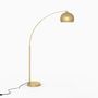 Voir la diapositive 1 : Rendez vous déco Lampadaire en métal couleur noir et laiton - Dinard