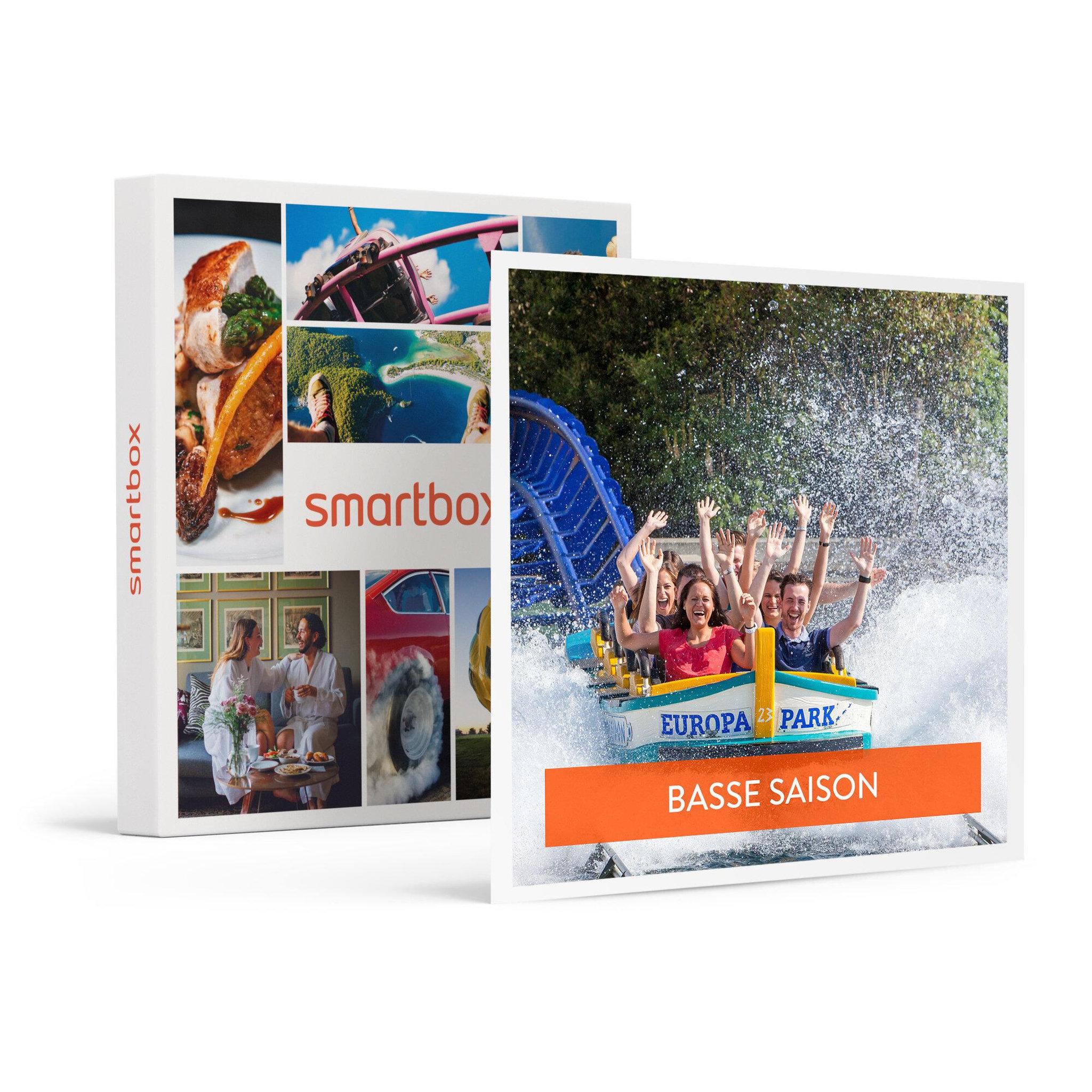 Voir la diapositive 1 : Smartbox Europa-Park 2025 en famille : 1 entrée adulte et 1 entrée enfant pour une journée en basse saison - Coffret Cadeau Sport & Aventure