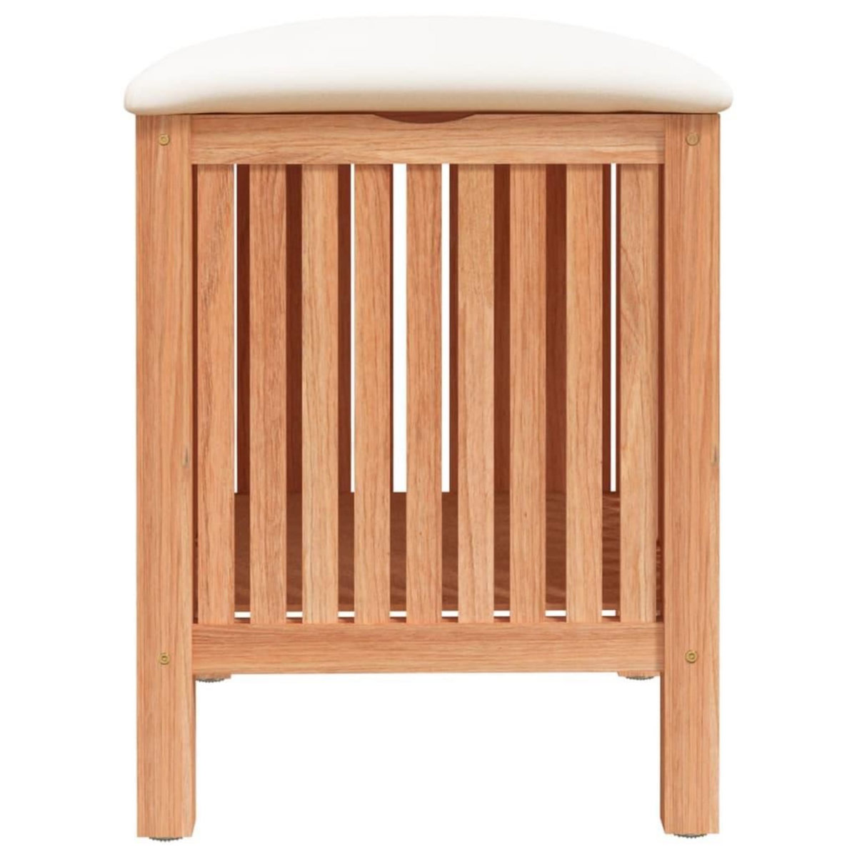 VIDAXL Tabouret de salle de bain 40,5x40x52 cm Bois massif de noyer