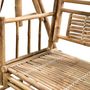 Voir la diapositive 4 : VIDAXL Balancelle a 2 places avec feuilles de palmier Bambou 202 cm