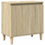 Voir la diapositive 2 : VIDAXL Meuble d'evier chene sonoma 58x33x60 cm bois d'ingenierie