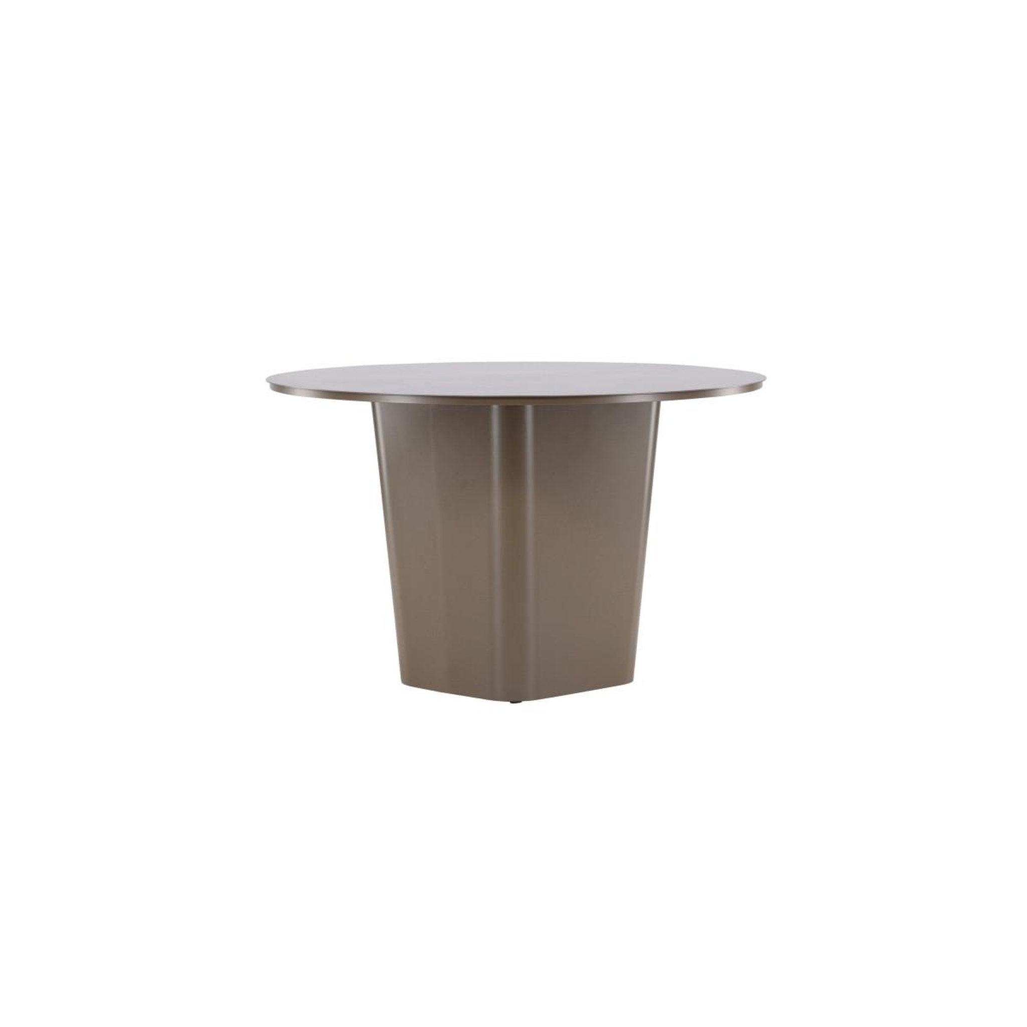 Voir la diapositive 2 : Paris Prix Table de jardin ronde  santa fe  120cm marron