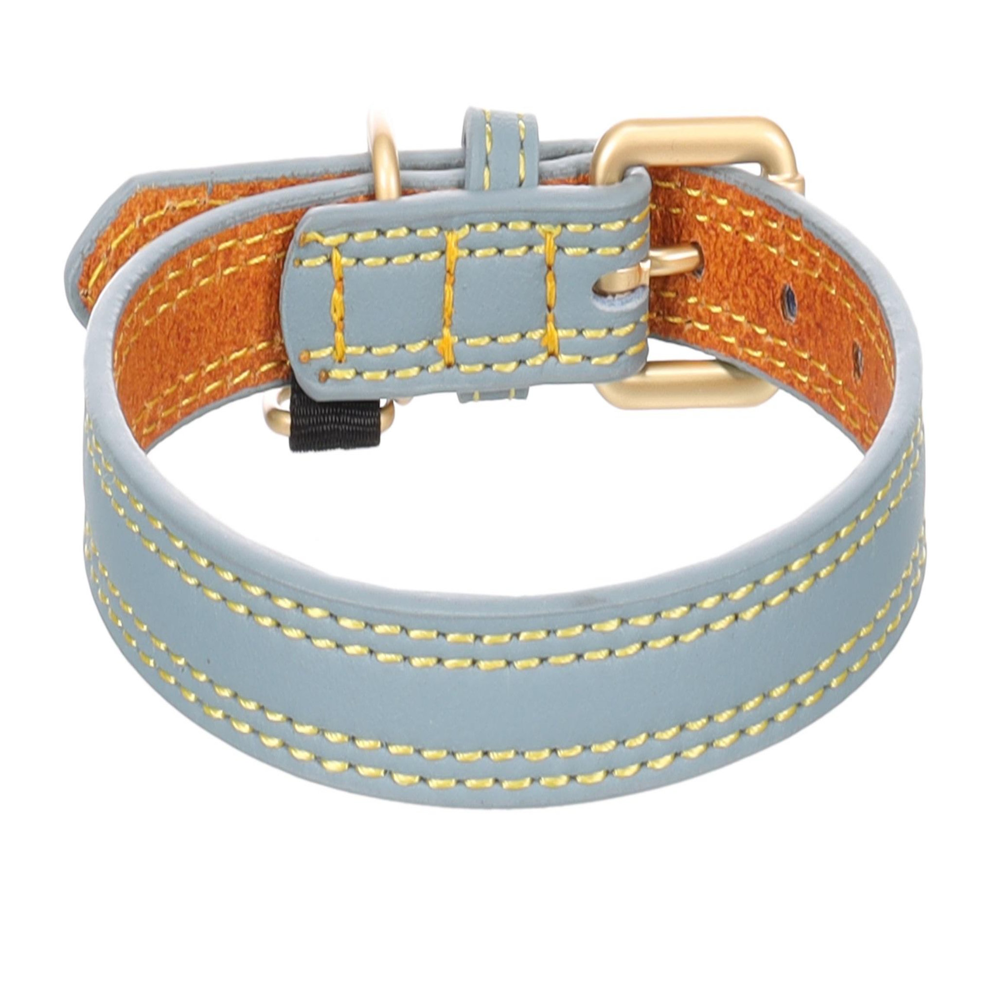 Voir la diapositive 1 : Eden Collier pour chien virginia en cuir