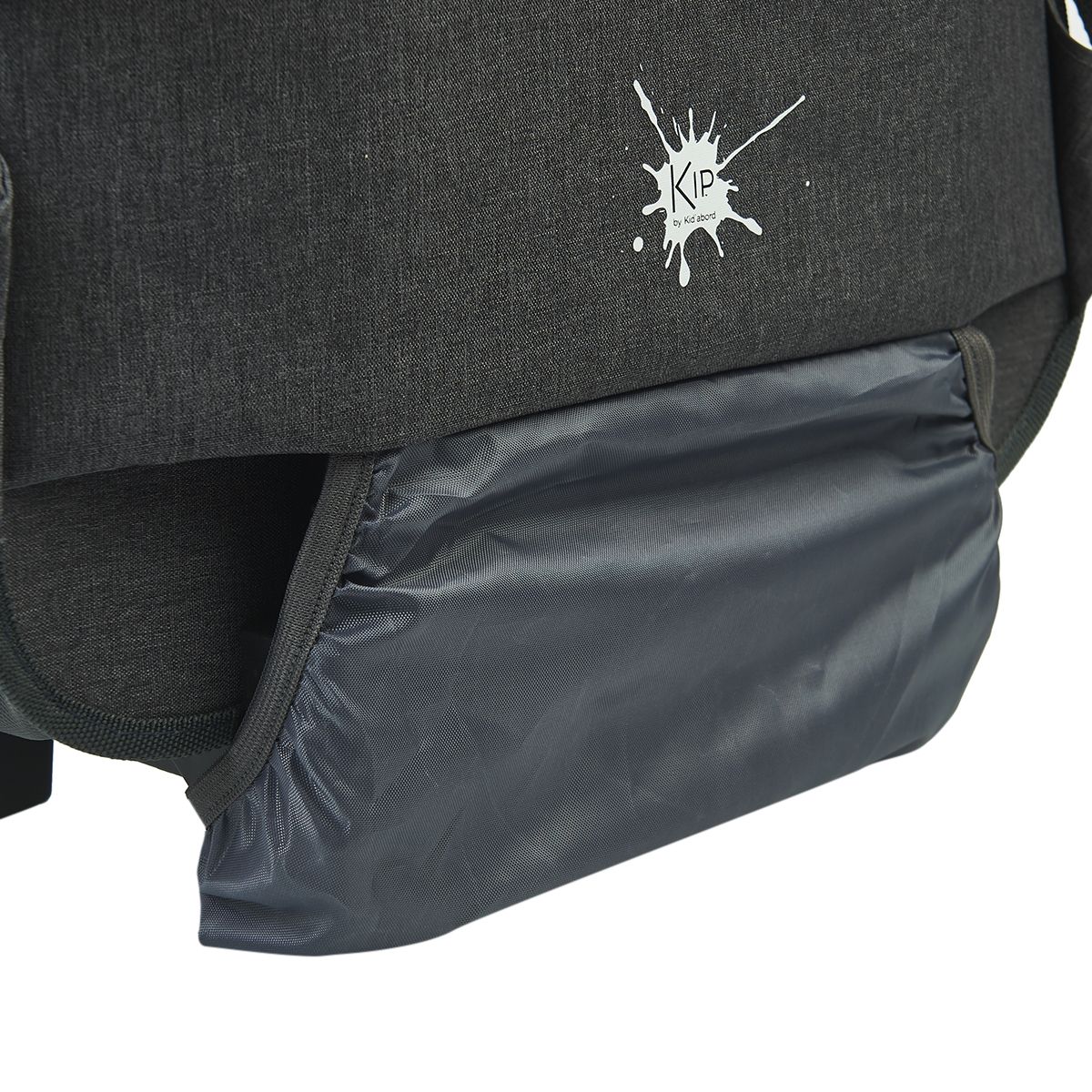 Cartable à roulettes 38 cm CP/CE1/CE2 gris KIP SPLASH