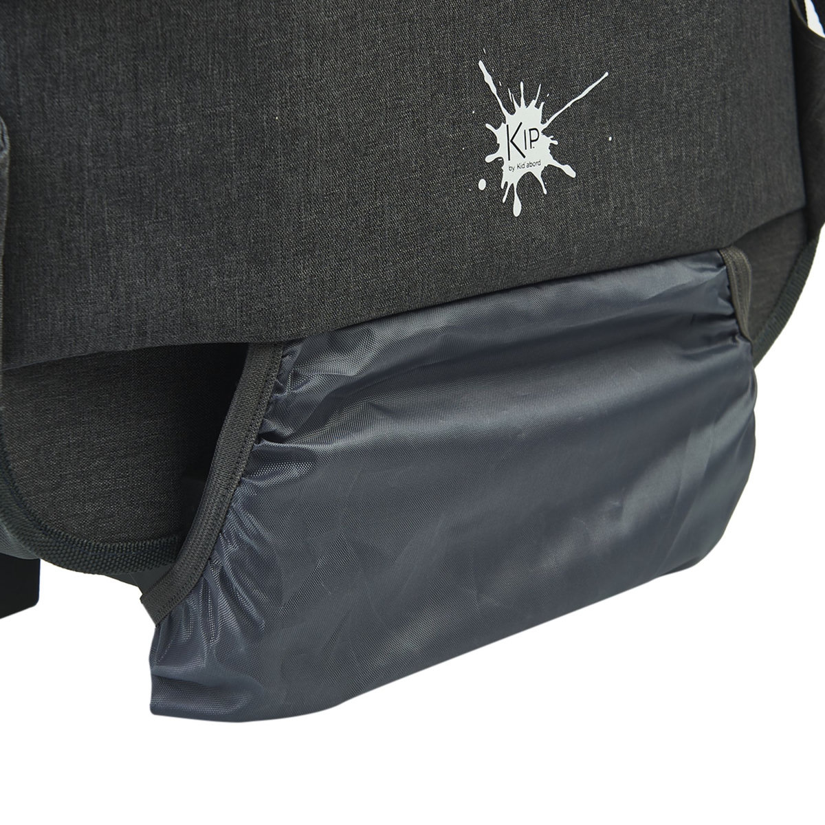 Cartable à roulettes 38 cm CP/CE1/CE2 gris KIP SPLASH