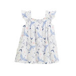 Petit Béguin Robe enfant en gaze de coton Tiana. Coloris disponibles : Beige