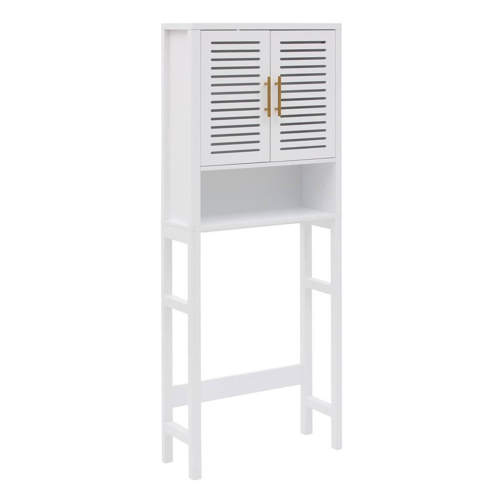 FIVE Meuble wc 2 portes  oréa  165cm blanc
