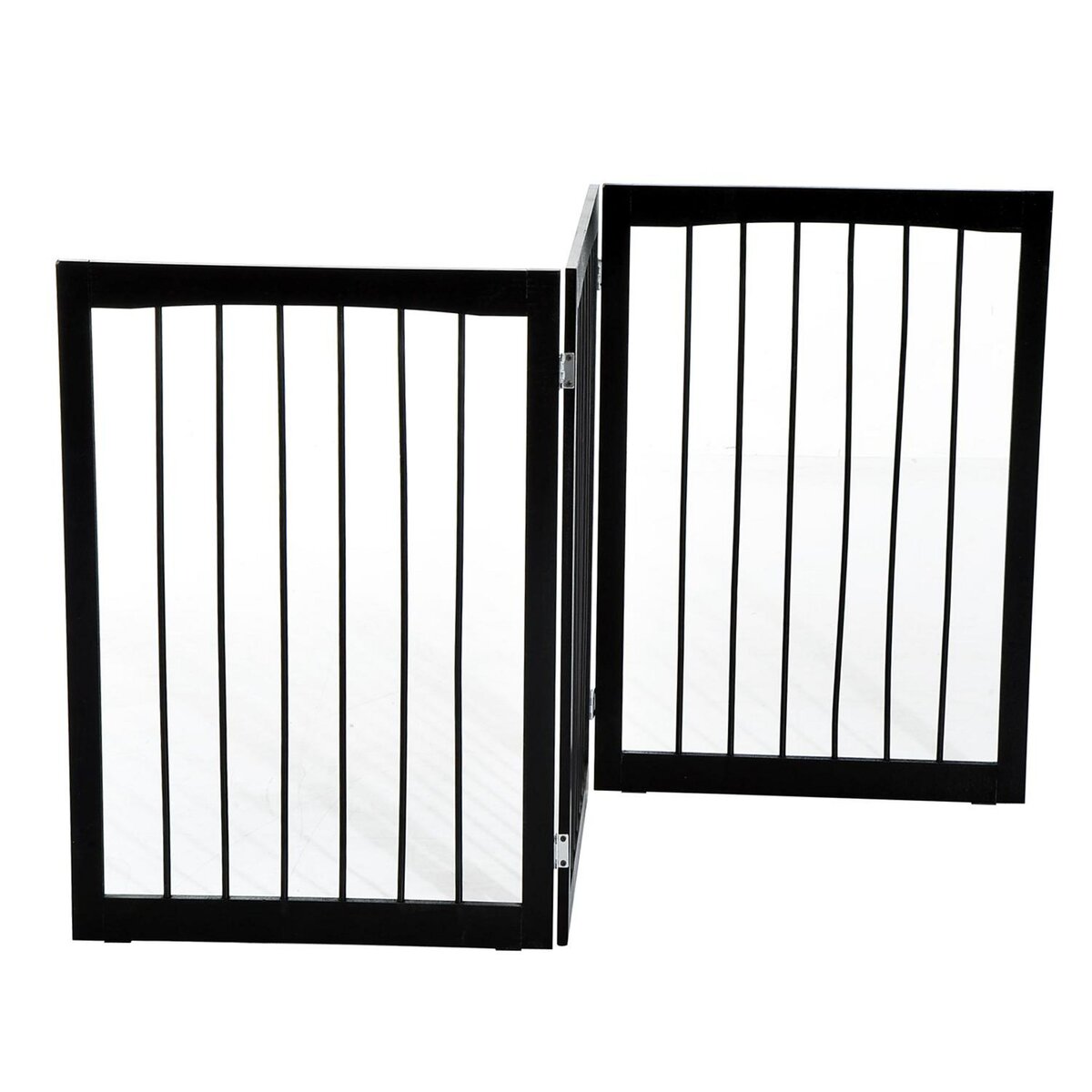 PAWHUT Barrière modulable pliable barrière de sécurité 160L x 76H cm MDF