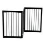 Voir la diapositive 6 : PAWHUT Barrière modulable pliable barrière de sécurité 160L x 76H cm MDF