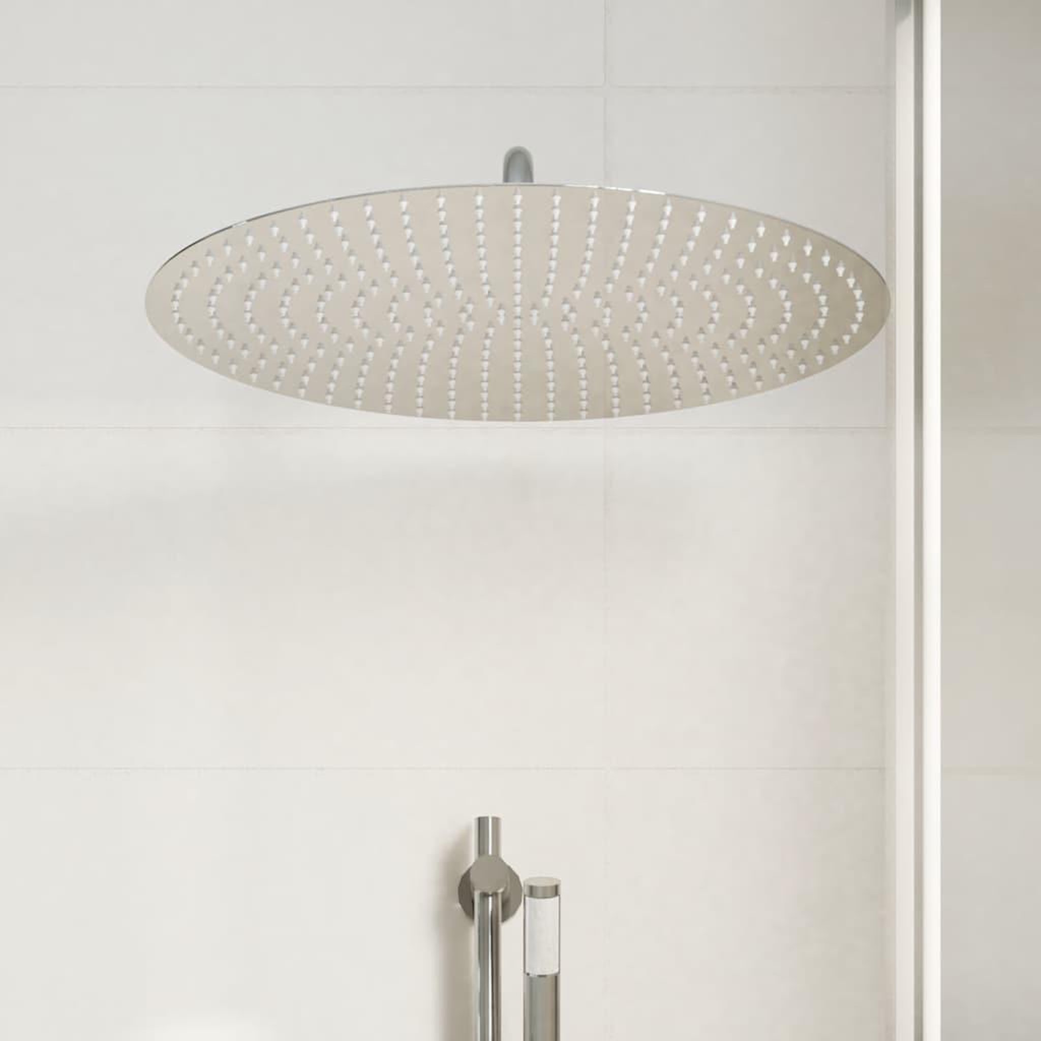 Voir la diapositive 4 : VIDAXL Pomme de douche pluie acier inoxydable 304 50 cm ronde