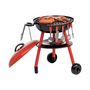 Voir la diapositive 3 : SWEEEK Petit barbecue charbon 50cm. junior – Romy – Barbecue en plastique. jouet avec accessoires