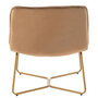 Voir la diapositive 4 : Paris Prix Fauteuil Lounge Design  Pierre  85cm Marron